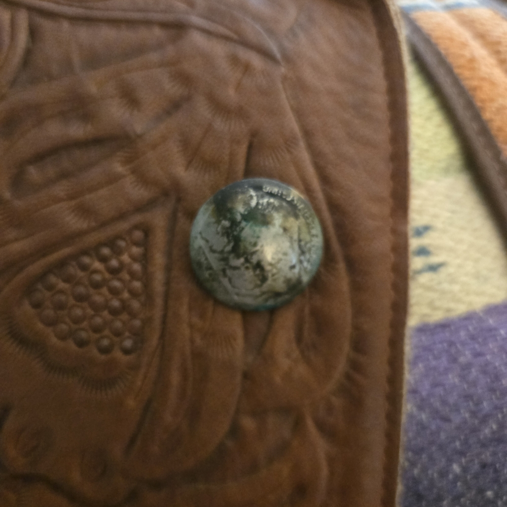 Ralph Lauren Country HAND TOOLED Vintage Congac Vest Ca. Late 80s/mid 90s RARE - Picture 11 of 16